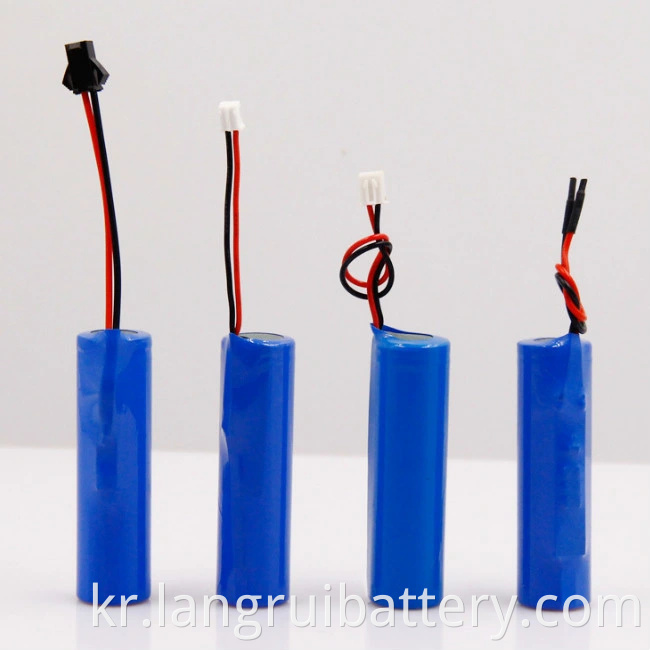 충전식 18650 리튬 3.7V 1800mah li- 이온 에너지 저장을위한 배터리